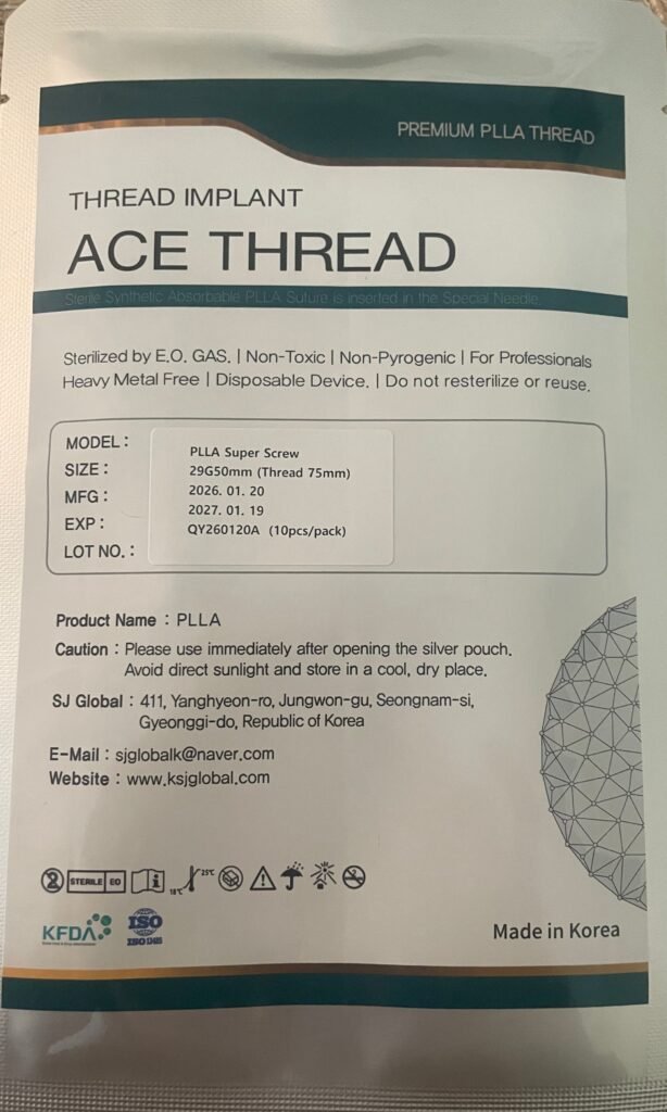29g 50mm plla super screw threads (thread actual length 75mm)
