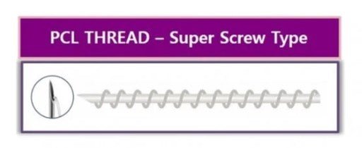 polyllactic acid (plla) collagen enhancer super screw (10pk) 30g 25mm