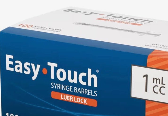 3ml lure lock syringe (4pack)