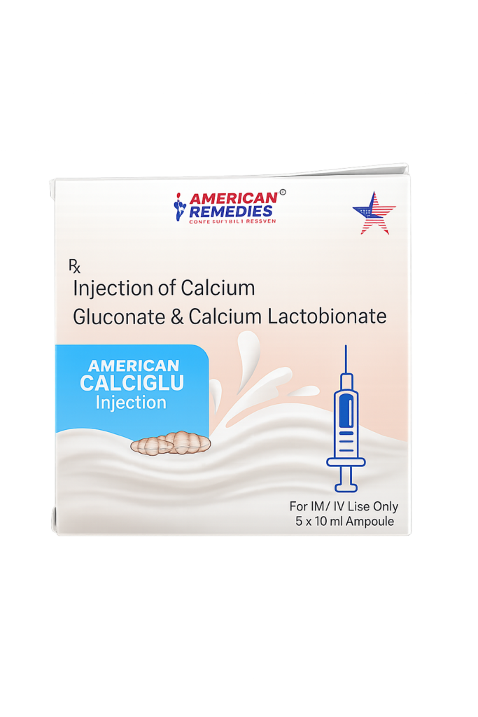 Calcium gluconate & calcium lactobionate